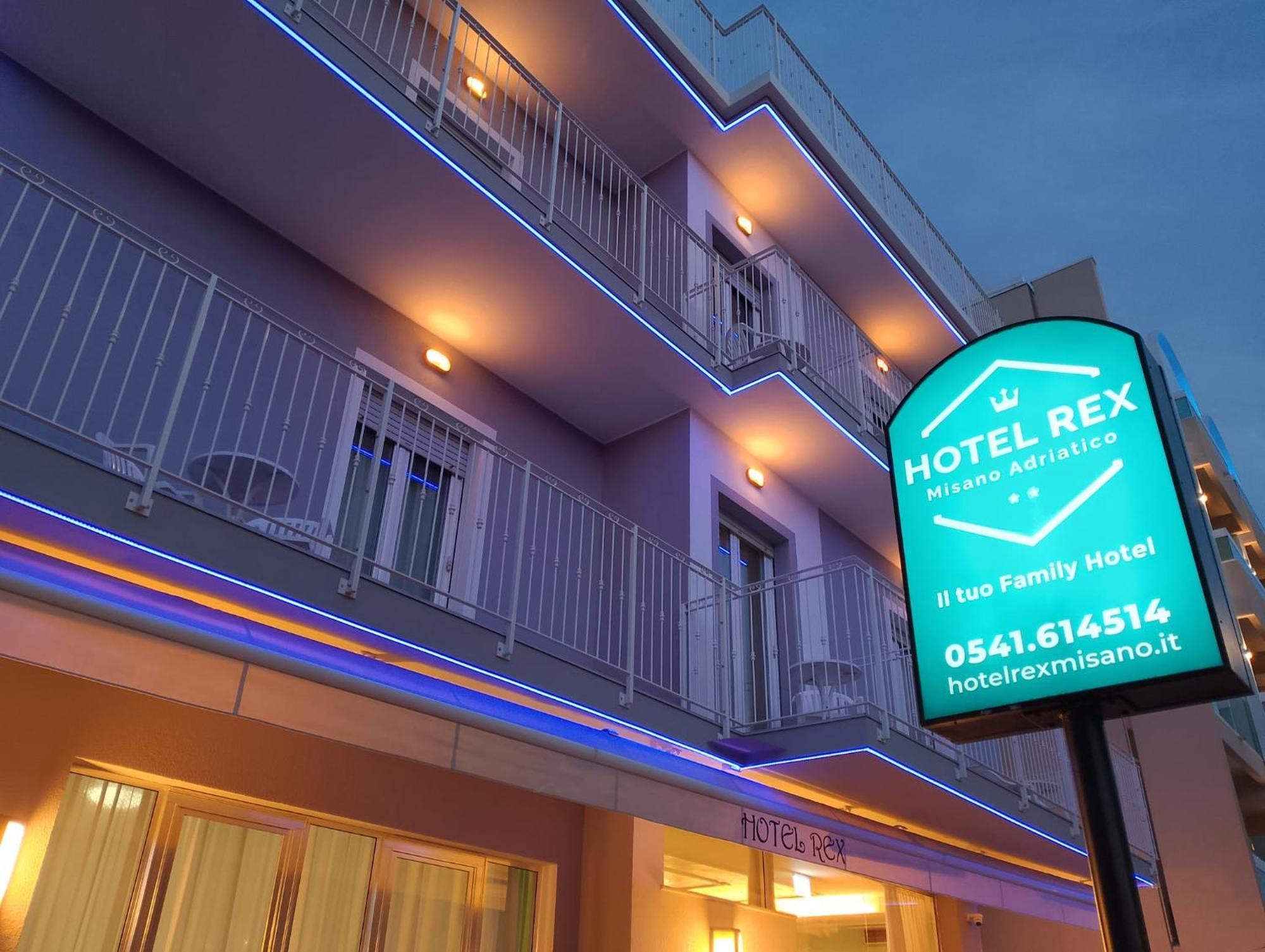 Hotel Rex Мисано Адриатико Екстериор снимка
