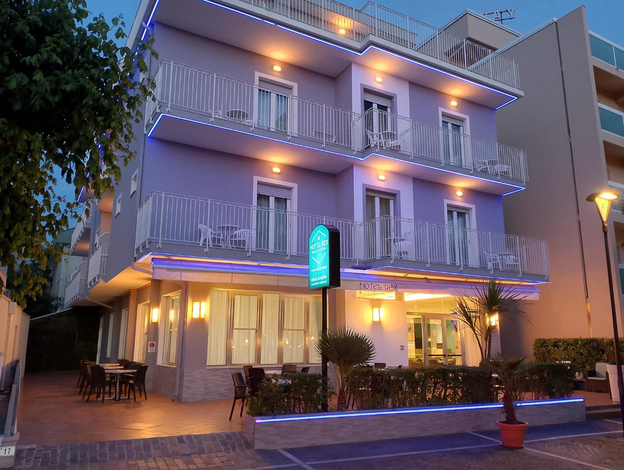 Hotel Rex Мисано Адриатико Екстериор снимка